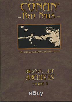 Barry Windsor-smith Conan Red Nails Printed At Full Size From Original Art