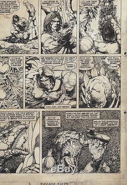Barry Windsor-smith Conan Red Nails Printed At Full Size From Original Art