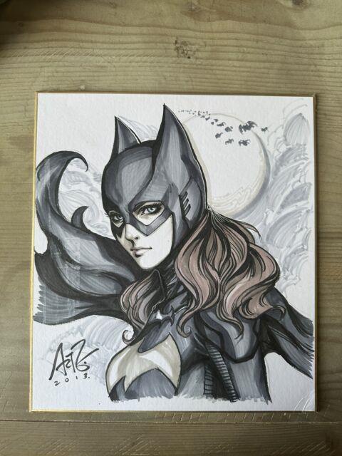 Batgirl Artgerm 2013 Sketch Original Art