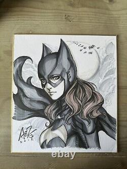 Batgirl Artgerm 2013 Sketch Original Art