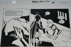 Batgirl Secret Files & Origins Pg 18 Original Art by Phil Noto & Andrew Owens