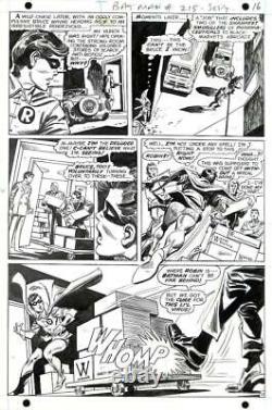 Batman #215 DC 1969 (Original Art) Pg #16 Irv Novick / Dick Giordano! Detective