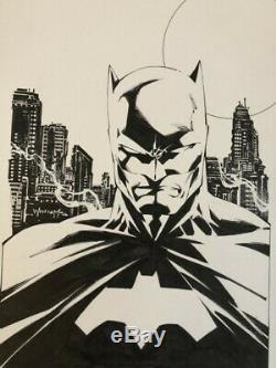 Batman 9x12 Original Art Sketch by Scott Williams