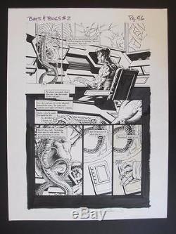 Batman/Aliens #2 DC 1997 (Original Art) Page 46 by Bernie Wrightson