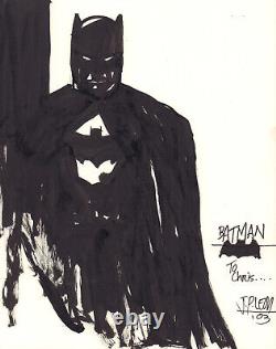 Batman Commission 2003 Signed art by John Paul Leon