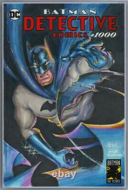 Batman Detective 1000 Sketch Cover Cgc Original Art Spawn Mcjunkin 9.8