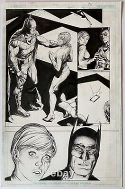 Batman Earth One Volume 3 Pg 75 Original Art Gary Frank Geoff Johns Jon Sibal