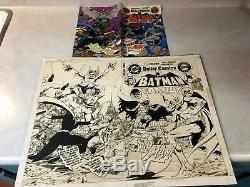 Batman Family #20 original prod cover art STARLIN Ragman MANBAT Batgirl 1978