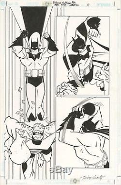 Batman Gotham Adventures #49 p. 17 Tim Levins Original Comic Art DC Comics
