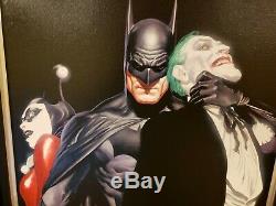 Batman Mind If I Cut In Alex Ross SIGNED 53/100 DC COA Giclee canvas print