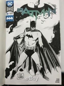 Batman Original Art Sketch by Lee Weeks on Batman #50 Sketch Cover