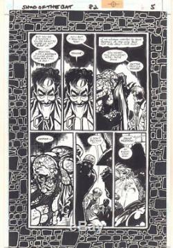Batman Shadow of the Bat #82 p. 5 Joker, Killer Croc Two-Face by Mark Buckingham