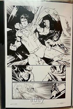 Batman Superman (2019) #3 Pg 14 Page David Marquez Original Artist's Proof Art