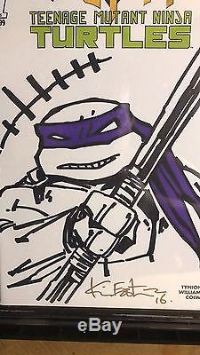Batman/TMNT #1 BLANK CGC SS 9.8 Sketched And Signed By Kevin Eastman