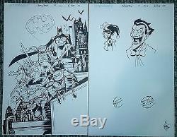Batman TMNT Adventures #2 original cover art by Ken Haeser