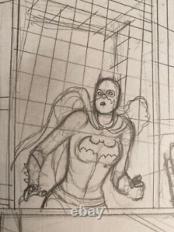 Batman The Bat And The Cat Original Art Layouts By Kevin Maguire