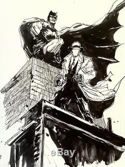 Batman & The Question original artwork bundle by Denys Cowan proceeds to charity