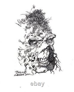 Bernie Wrightson Original Swamp Thing Sketch 8x10