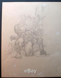 Bernie Wrightson (swamp Thing) Orig, Full Figure Artwork From The 70, S