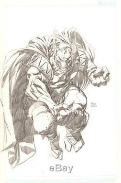 Beta Ray Bill Pencil Commission 2004 Signed art by David Finch