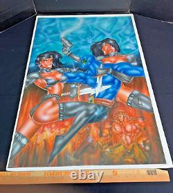 Bill Maus Original Comic Book Cover Art 20 X 30 Bubble Economy # 1 Zen