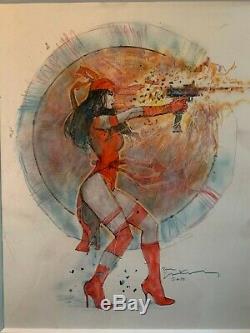 Bill Sienkiewicz Original Artwork Elektra Assassin