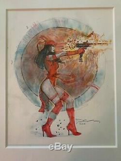 Bill Sienkiewicz Original Artwork Elektra Assassin