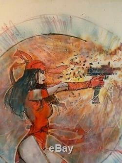 Bill Sienkiewicz Original Artwork Elektra Assassin