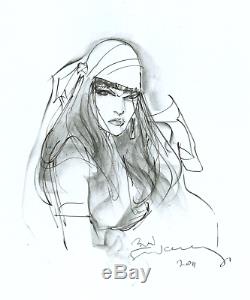 Bill Sienkiewicz Sketch Elektra