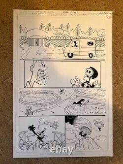 Billy & Mandy Scout's Dishonor Story Original Comic Art Lot Page #2-4