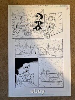 Billy & Mandy Scout's Dishonor Story Original Comic Art Lot Page #2-4