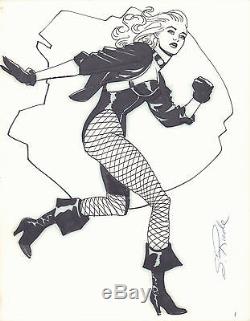Black Canary Commission Signed art by Steve Rude