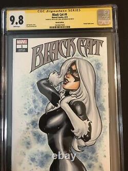 Black Cat 1 Sketch Cover B 9.8 Cgc Chris Mcjunkin Original Art January 2025 Sale