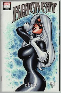 Black Cat 1 Sketch Cover B 9.8 Cgc Chris Mcjunkin Original Art January 2025 Sale