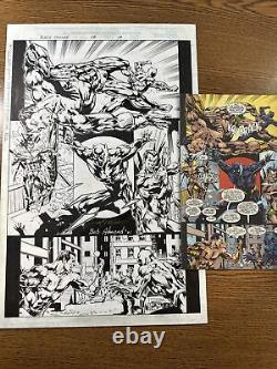 Black Panther #28 PG #19 Original Comic Art Action Page Fighting Vs Namor