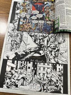 Black Panther #28 PG #19 Original Comic Art Action Page Fighting Vs Namor