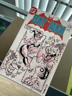 Blank BATMAN #357 Convention Sketch Variant With Original Art
