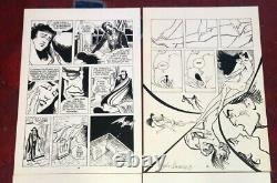 Blood of the Innocent #2 original art 2 PGS DRACULA MAKES LOVE BLACK MARY BAT