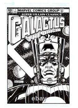 Bob Layton Galactus Super-Villain Classics 1 cover recreation Fantastic 4 Marvel