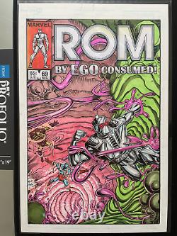 Bob Layton ROM #69 Cover Recreation Original Comic Art Commission, Signed 1/1