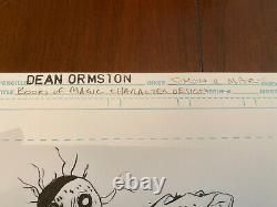 Books Of Magic Dean Ormston Original Art Character Design (Artist Black Hammer)