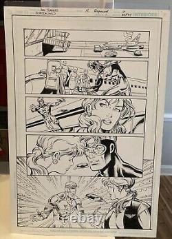 Booster Gold #1 Pg 19 2007 Original Art Dan Jurgens with Norm Rapmund inks