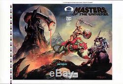 Boris Vallejo & Julie Bell He-man Motu #4 Original Production Art Cover Proof