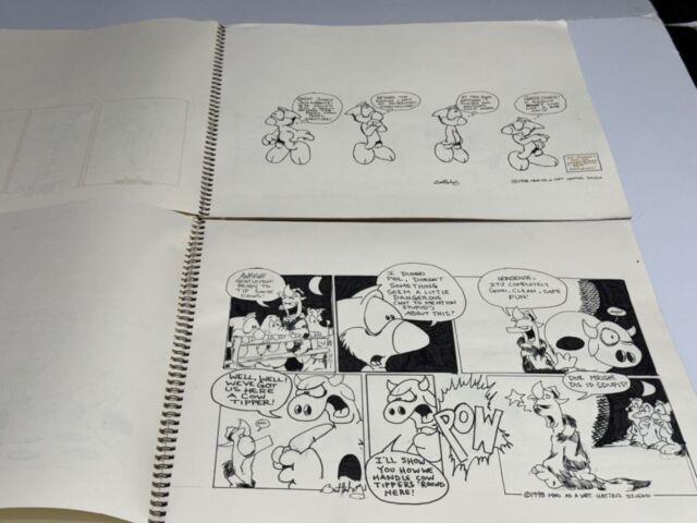 Bret Herholz 1998 Original Comic Book Art & Sketches 21 Pages 2 Books 14 X 17