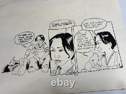 Bret Herholz 1998 Original Comic Book Art & Sketches 21 Pages 2 Books 14 x 17