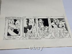 Bret Herholz 1998 Original Comic Book Art & Sketches 21 Pages 2 Books 14 x 17