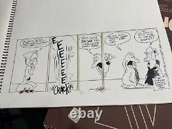 Bret Herholz 1998 Original Comic Book Art & Sketches 21 Pages 2 Books 14 x 17