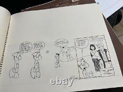 Bret Herholz 1998 Original Comic Book Art & Sketches 21 Pages 2 Books 14 x 17