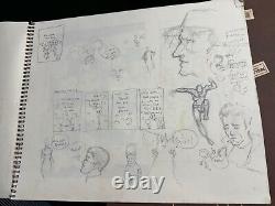 Bret Herholz 1998 Original Comic Book Art & Sketches 21 Pages 2 Books 14 x 17