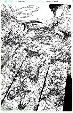 Brett Booth 2019 Bloodshot Original Art! Free Shipping